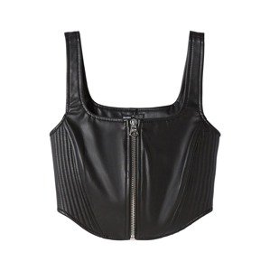 Bershka Top  čierna