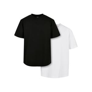 Urban Classics Tričko  čierna / biela