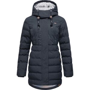 Ragwear Zimná parka 'Ashanta'  námornícka modrá / svetlosivá