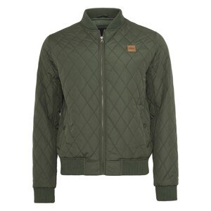 Urban Classics Prechodná bunda 'Diamond'  hnedá / olivová