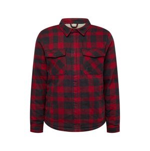 Vintage Industries Prechodná bunda 'Craft'  červená / čierna