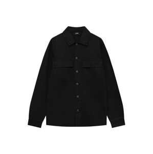 Pull&Bear Prechodná bunda  čierna
