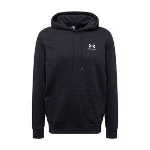 UNDER ARMOUR Športová mikina 'Essential'  čierna / biela