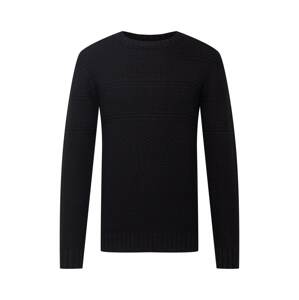 INDICODE JEANS Sveter 'Shores'  čierna