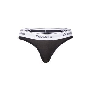 Calvin Klein Underwear Tangá  svetlosivá / čierna / biela