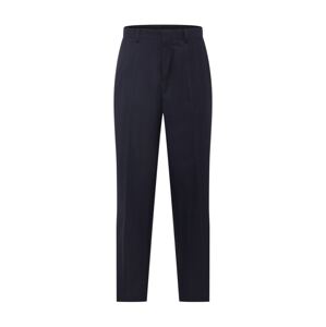 BURTON MENSWEAR LONDON Nohavice s pukmi  námornícka modrá