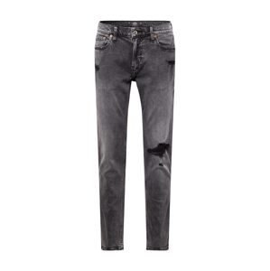 HOLLISTER Džínsy  čierny denim