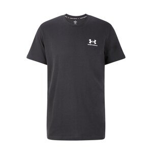 UNDER ARMOUR Funkčné tričko  čierna / biela