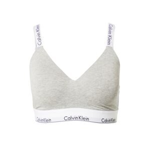 Calvin Klein Underwear Podprsenka  sivá melírovaná / čierna / biela