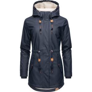 Ragwear Funkčná bunda 'Monadis Rainy'  námornícka modrá / hnedá / biela