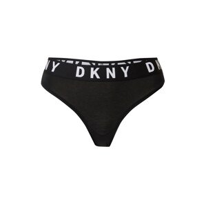 DKNY Intimates Tangá  čierna / biela