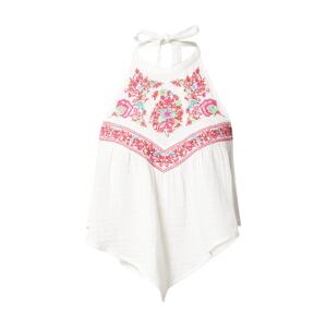 Nasty Gal Top  zmiešané farby / biela