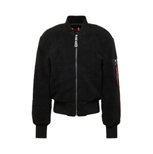 ALPHA INDUSTRIES Prechodná bunda  červená / čierna / biela