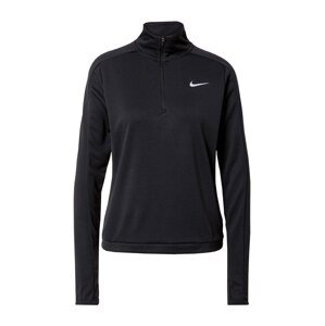 NIKE Funkčné tričko 'Pacer'  čierna / biela