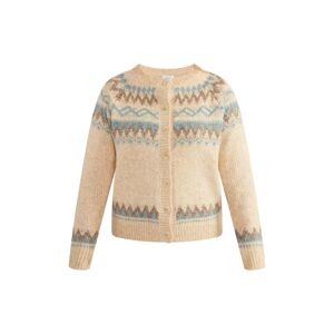 usha BLUE LABEL Kardigán  béžová / krémová / dymovo modrá