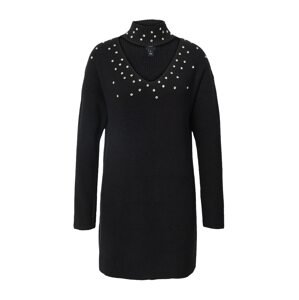 River Island Pletené šaty  čierna