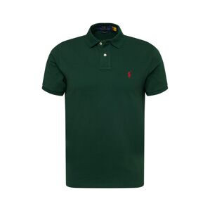 Polo Ralph Lauren Tričko  tmavozelená / červená