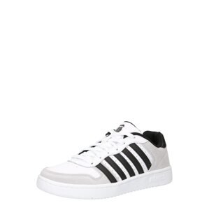 K-SWISS Nízke tenisky 'Court Palisades'  svetlosivá / čierna / biela