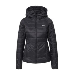 4F Outdoorová bunda  čierna / biela