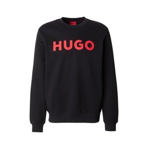 HUGO Mikina 'Dem'  červená / čierna