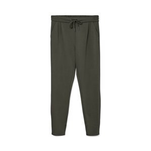 Vero Moda Petite Nohavice 'Eva'  tmavozelená