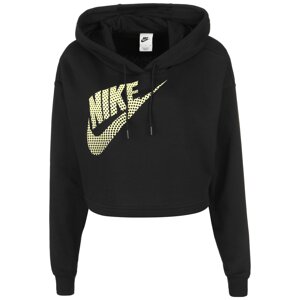Nike Sportswear Mikina  pastelovo žltá / čierna