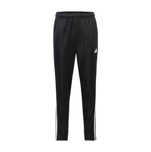 ADIDAS PERFORMANCE Športové nohavice 'Essentials'  čierna / biela