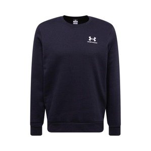 UNDER ARMOUR Športová mikina  čierna / biela