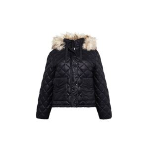 River Island Plus Zimná bunda  čierna