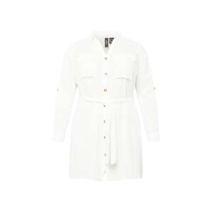 Vero Moda Curve Košeľové šaty  biela