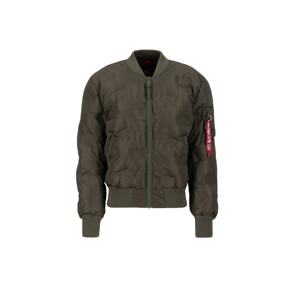 ALPHA INDUSTRIES Prechodná bunda 'MA-1'  zelená
