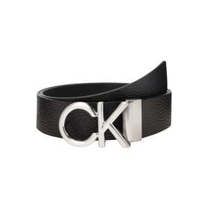 Calvin Klein Opasky  čierna / strieborná
