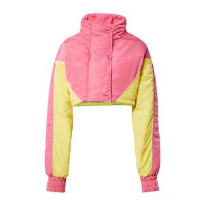 Nasty Gal Prechodná bunda  svetložltá / svetlozelená / svetloružová / biela