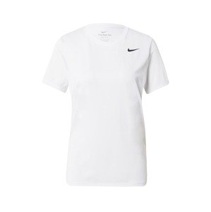NIKE Funkčné tričko  čierna / biela