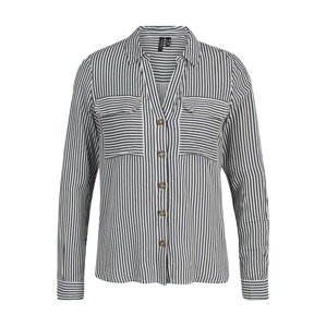 Vero Moda Petite Blúzka 'VMBUMPY'  čierna / biela