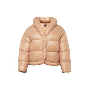 River Island Plus Zimná bunda 'CROISSANT COCOON'  béžová