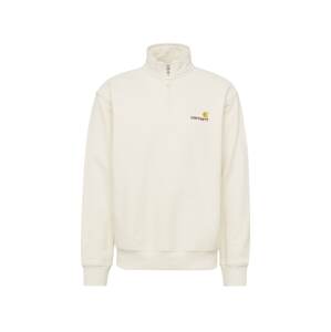 Carhartt WIP Mikina  zlatá žltá / burgundská / prírodná biela