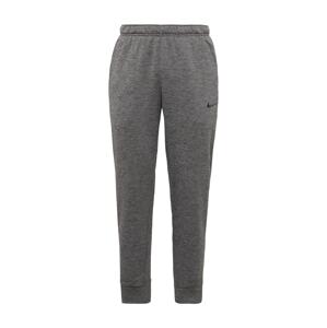 NIKE Športové nohavice  sivá melírovaná / čierna