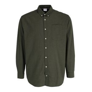 Jack & Jones Plus Košeľa 'Oxford'  jedľová