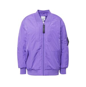 River Island Prechodná bunda  fialová / čierna