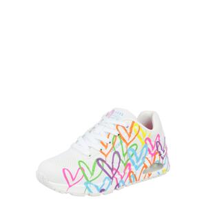 SKECHERS Nízke tenisky 'Uno-Highlight Love'  žltá / tmavooranžová / ružová / biela