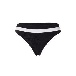 Seafolly Bikinové nohavičky  čierna / biela