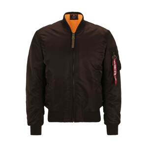 ALPHA INDUSTRIES Prechodná bunda  tmavohnedá