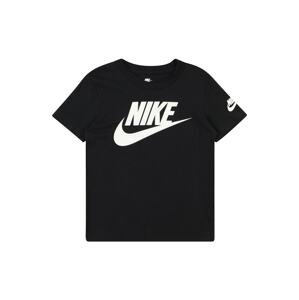 Nike Sportswear Tričko 'Futura Evergreen'  čierna / biela