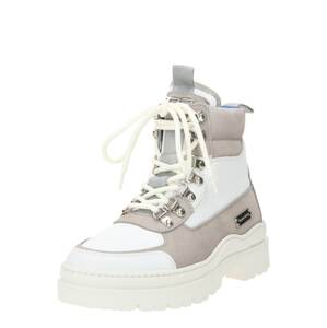 Filling Pieces Šnurovacie členkové čižmy 'Mountain Onyx '  modrá / tmavošedá / svetlosivá / biela
