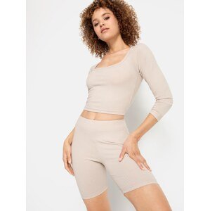 LSCN by LASCANA Tepláková súprava 'LSCN Ribbed Set'  béžová