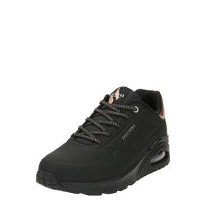 SKECHERS Nízke tenisky 'Uno'  zlatá / čierna