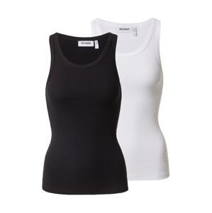WEEKDAY Top  čierna / biela