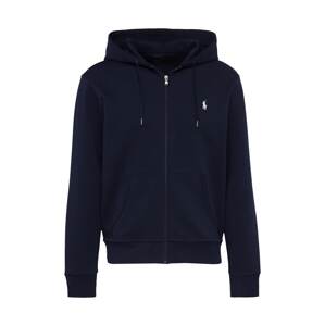 Polo Ralph Lauren Tepláková bunda  námornícka modrá / biela