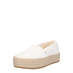 TOMS Espadrilky 'VALENCIA'  biela